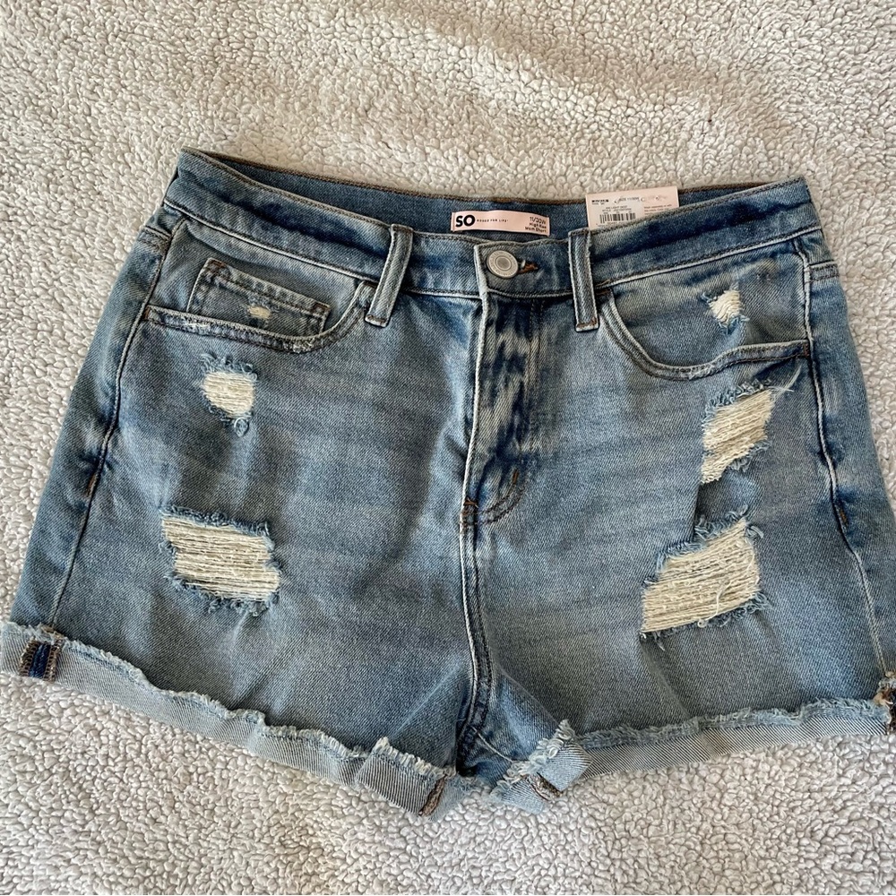 SO distressed shorts from kohls